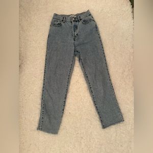 Pacsun light washed high rise straight jean